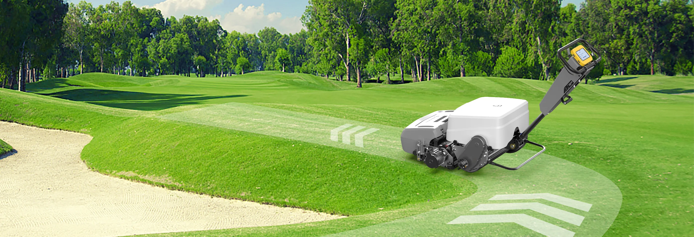 FJ Dynamics GM22S Battery Powered Greens Mower - Image 3