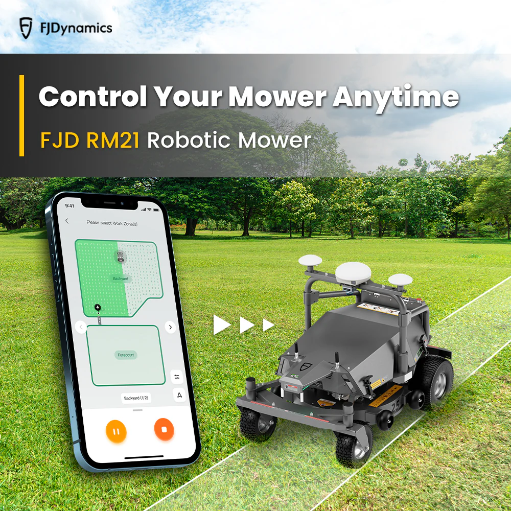 FJD RM21 Autonomous Grass Mower - Commercial Robot Lawn Mower - Image 10