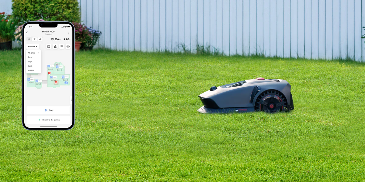 Mova 1000 Robot Lawn Mower - Lidar vision mower - Image 10