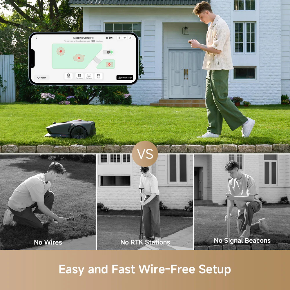 Mova 1000 Robot Lawn Mower - Lidar vision mower - Image 9